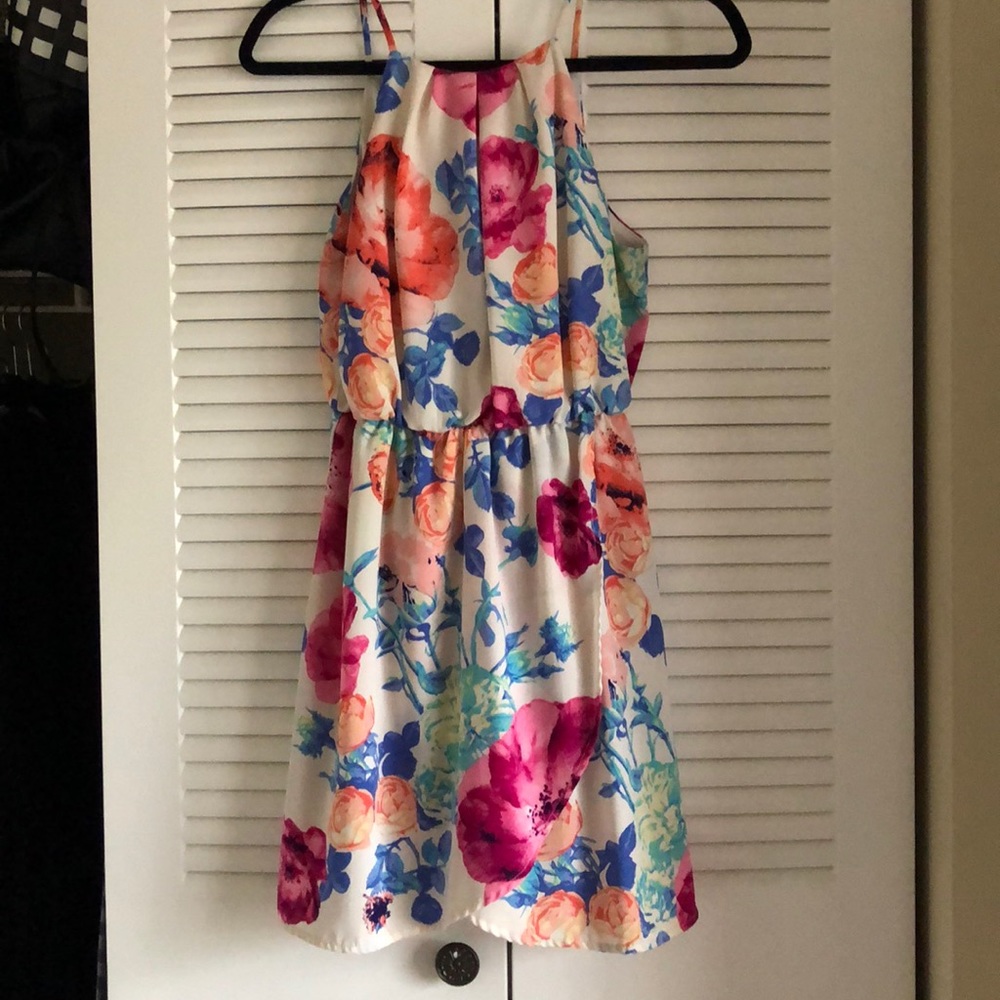 Floral Tulip Front Dress